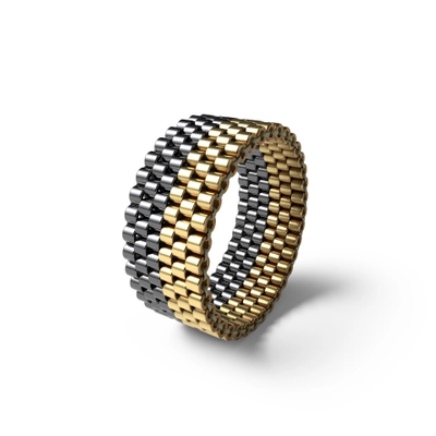 Pierścionek Gold Stal I